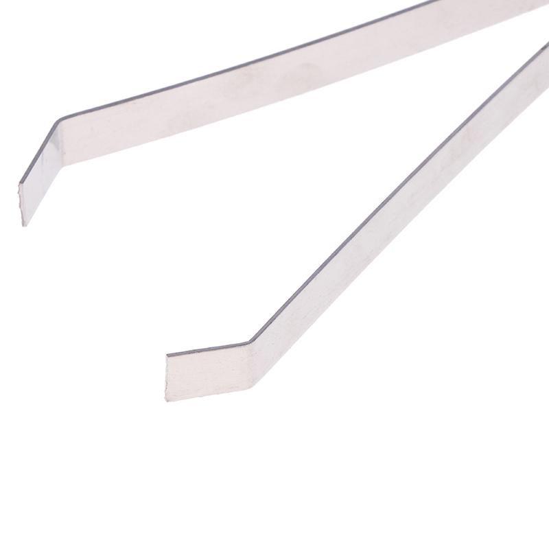 1 éplucheur d'ail en acier inoxydable, pince à épiler manuelle, gadget de cuisine