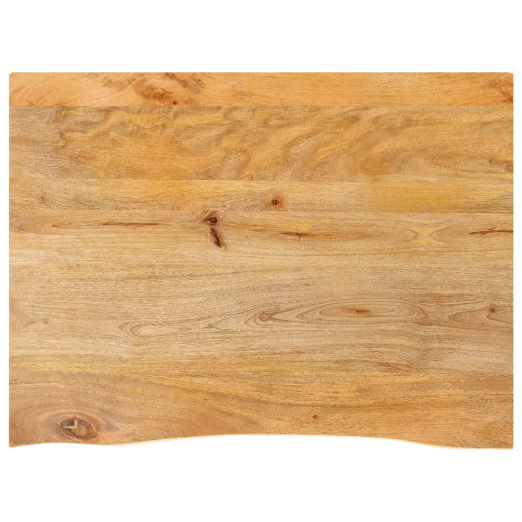 Live Edge Table Top 70x60x2.5 cm Solid Mango Wood