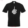 Hand Skeleton Middle Finger T Shirt Funshirt Design Vintage Washed Stretched Stylish Graphic Breathable Streetwear Homme
