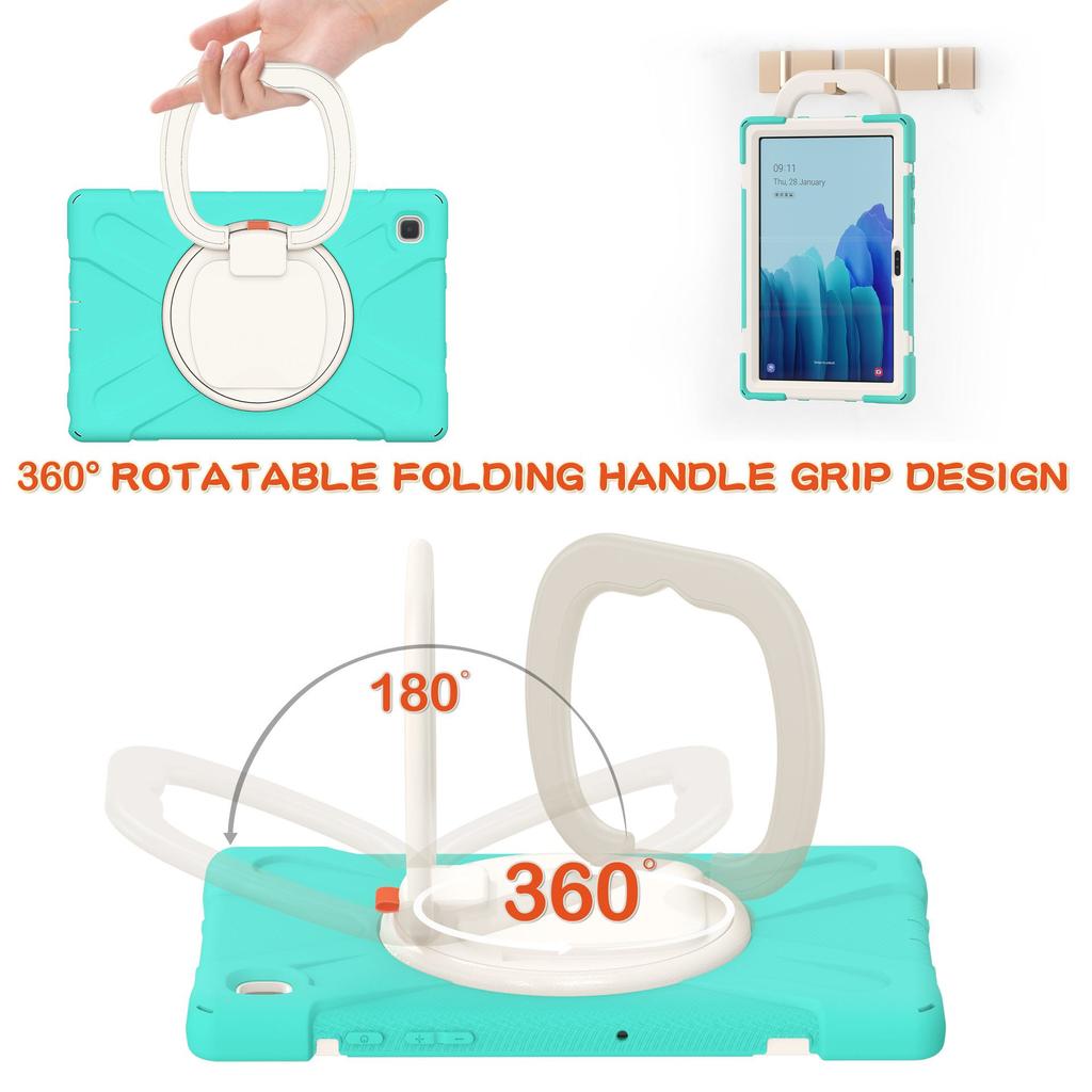 Protective Silicone Cover for Tab A7 10.4" T503 Tablet: Anti-Bending 3-Layer T500 Shell T505