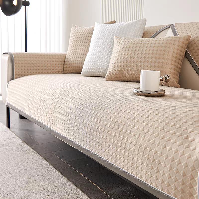 Summer Breathable Sweat-Absorbent Rattan Sofa Cushion - Cool and Comfortable Seat Cover, Non-Icy.