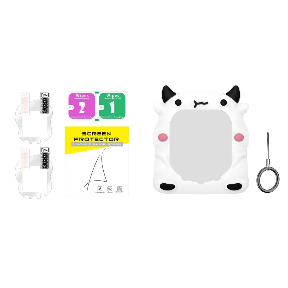 Cute Silicone Case for Virtual Interactive Pet Game Machine Screen Protector for Tamagotchi Uni Cartoon Protective Cover