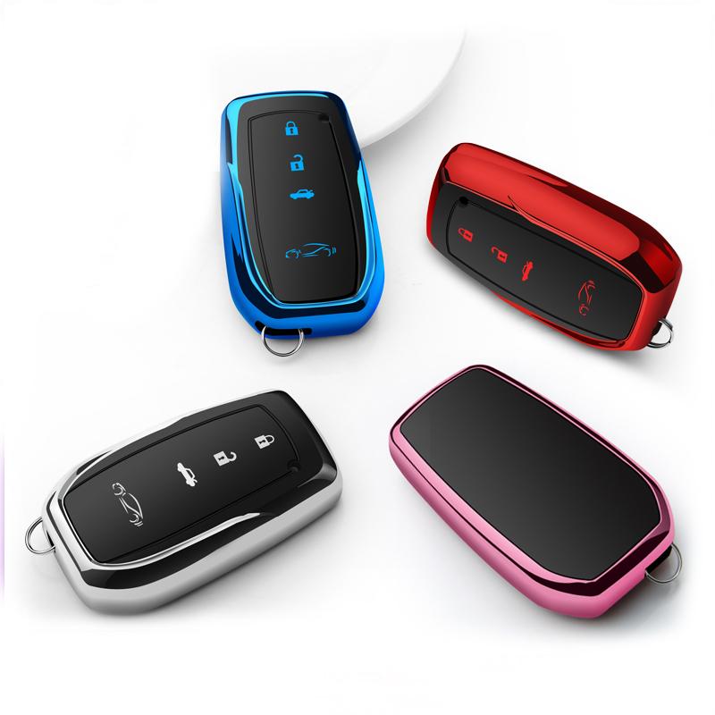 Hight quality TPU+ABS Car Key Cover Case for Toyota Camry Corolla Crown Dazzling Prado Raying Carola 2 3 Buttons Remote Keyless