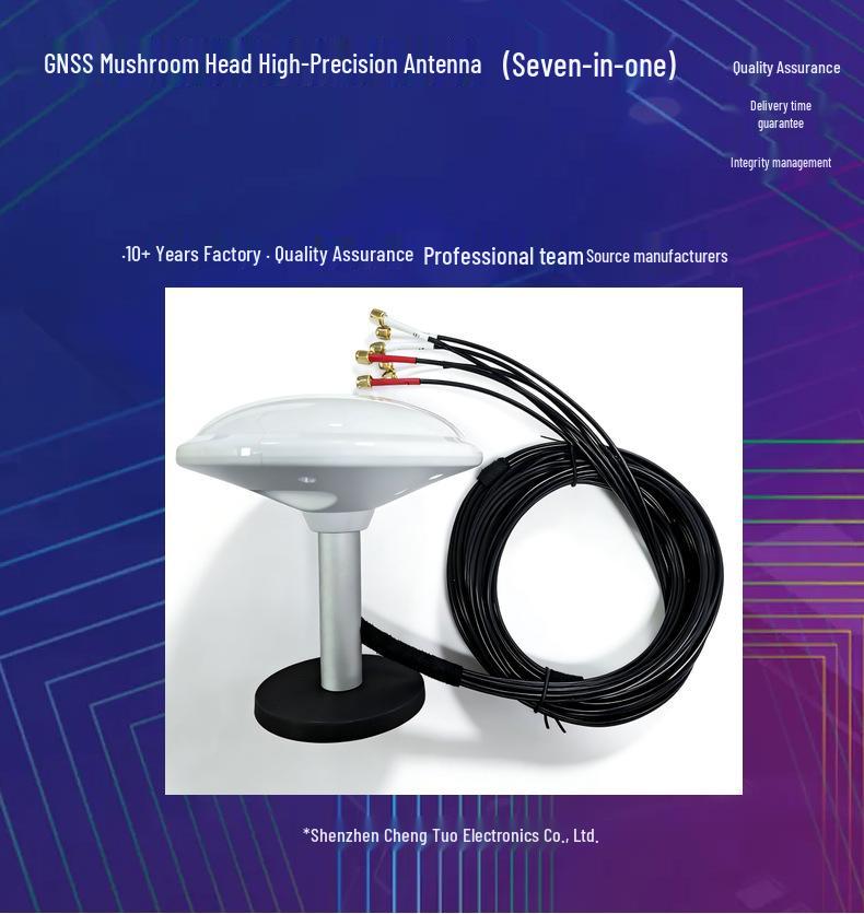 Antenna GPS RTK 6-in-1 ad Alta Precisione con 5G/4G/WIFI per Macchine Agricole