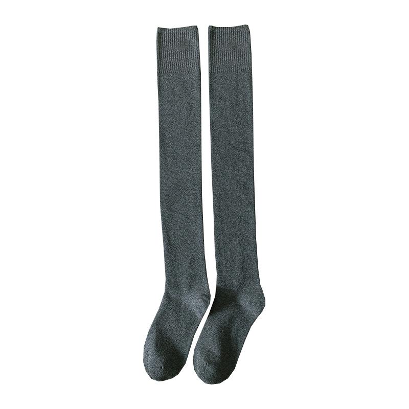 Knee Socks Children'S Japanese Jk Black Thin Calf Socks Autumn And Winter Thickened Knee Pads Beautiful Leg Knee Socks