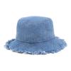 NEW ERA Bucket Hat Cut Off Handwritten Metal Logo Washed Denim M/L Bucket-01