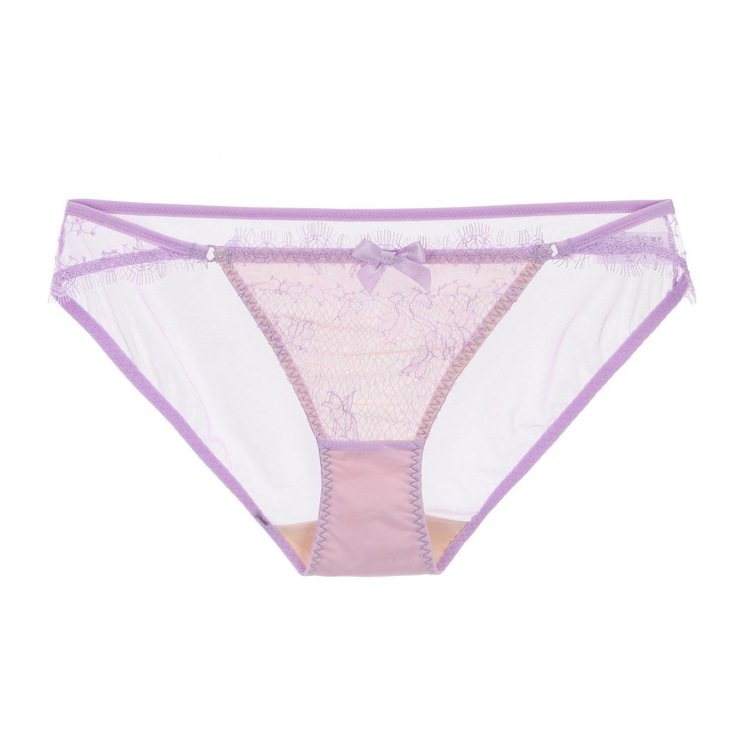 Ultrathin Lace Women's Panties - Breathable Pure Cotton Crotch, Comfort Fit, No Wedgie Triangle Design