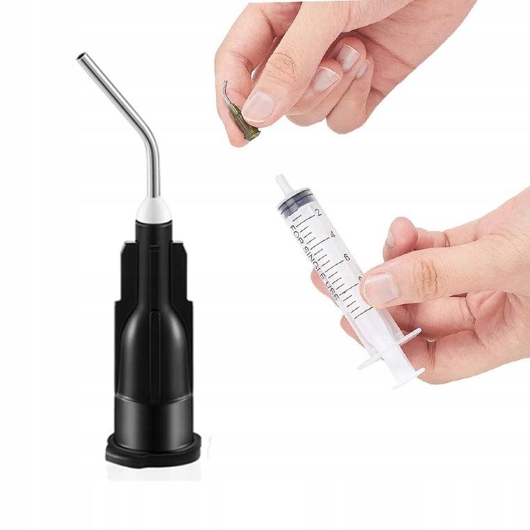 

Rosfix Igła Dozownicza 27G Zagięta 45° – Precyzyjne Dozowanie 0,21mm | Kompatybilna z Strzykawkami | Wielokrotnego Użytku