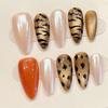 10pcs Hand Painted Gel Press Nails Beautiful Luxury Customized Design Handmade Press On Nails