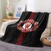 Man Utd Print FlAannel Blanket, High Quality Comfortable for All Seasons, Home Decor, Warmth and Comfort