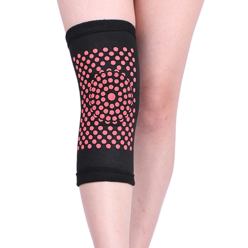 

2 шт. Самонагревающиеся поддерживающие наколенники, наколенник, теплый для облегчения боли в суставах и восстановления после травм, пояс для массажа колена и ног M