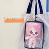 Thicken Doll Outing Storage Pouch PVC Transparent Makeup Bag Multifunction Cosmetic Bag  Girl