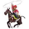Clockwork Vintage Figure Toy Cowboy Theme Wind Up Ornament Toy Personalized Decoration for Kids Adults Collection