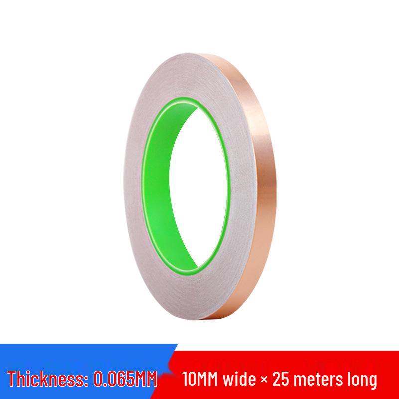 Double-Sided Conductive Copper Tape for Shielding, DIY Circuit Mods, Heat Dissipation, and Temperature Resistance