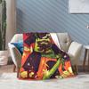 1x1x1x1 Forsaken One by One Knitted Blanket Coral Fleece Plush Super Warm Throw Blankets for Bedroom Sofa Bedroom Quilt