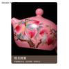 1 Set of 180ml Pink Purple Clay Teapot High-end China-Chic Style Single Tea Pot Zisha Tea Set Ball Hole Filter Tea Infuser
