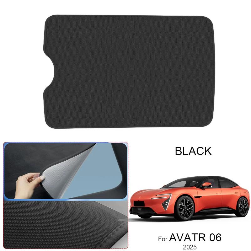 For BAIC BEIJING BJ60 2024-2026 Car Suede Fabric Anti-uv Electrostatic Adsorption Sunroof Sunshade Auto Heat Insulation Skylight