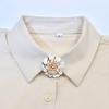 Rhinestone Flower Button Covers Scratch Resistant Shiny Button Buckles for High End Outfit Dress Jacket Decor Accessories