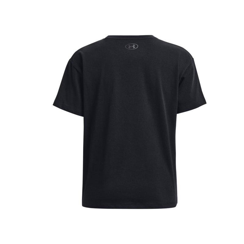 Under Armour Make All Drop Shoulder Sleeve T Shirt Women's Black Unisex 1379390-001