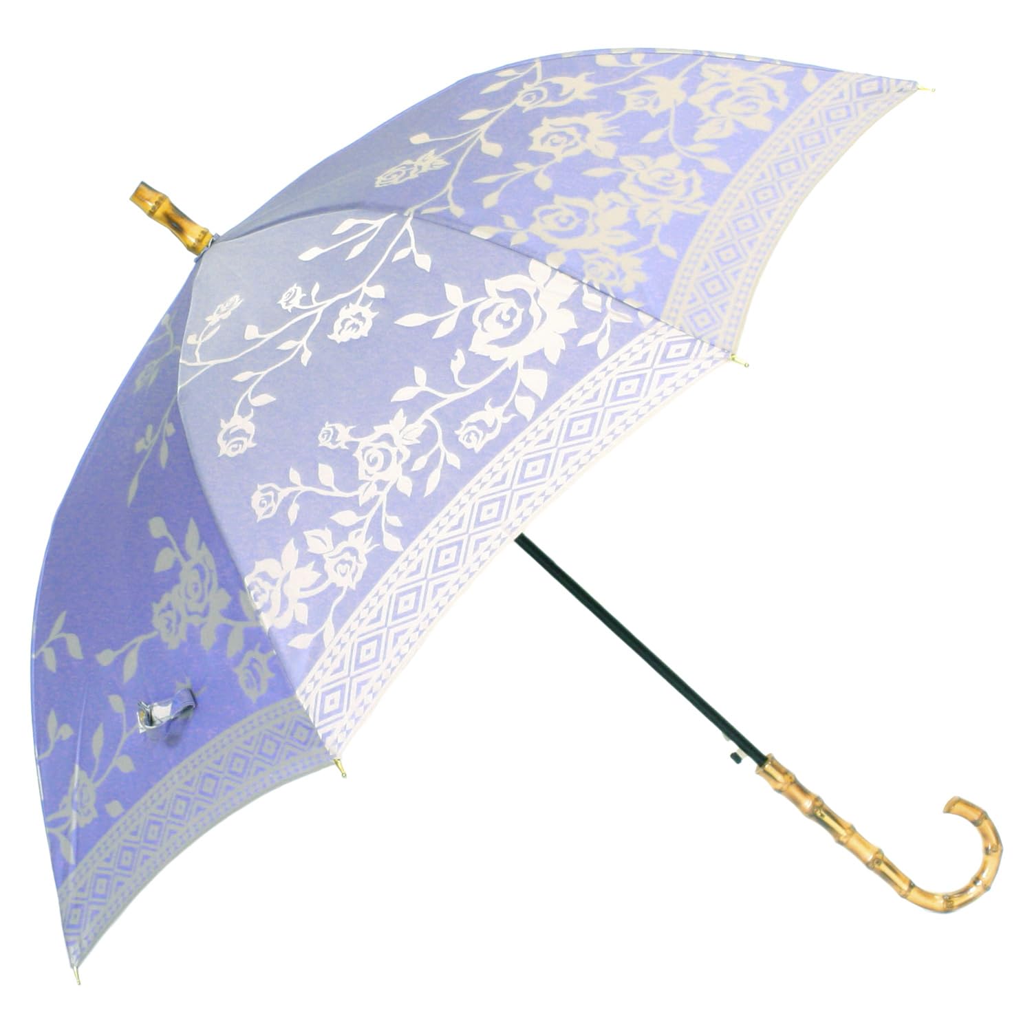 

Makita Shoten Зонт-парасоль длинный для солнечного или дождливого дня, зонт с защитой от УФ-лучей, дождевик KIRIE 036755 Королевский пурпурный женский