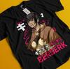 New Berserk T-Shirt Casca Shirt Guts Tshirt Griffith Tee Warrior Anime Manga Farnese