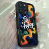 JT57 Sii Felice Custodia per Telefono per iPhone 17 16 15 13 Pro Max Samsung S26 S25 S24 Ultra A17 A16 A07 A56 A55 Xiaomi 15T Redmi Note 14 Pro Plus Morbida Custodia Cover in TPU