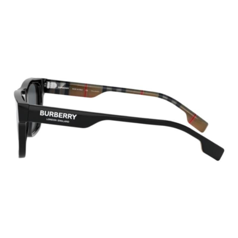 Burberry Exceptional Style Collection Fashion New Square Plate Sunglasses Men's Black