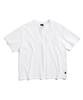 MINIMALPROJECT Heavyweight Henley Neck Short Sleeve T-Shirt Mst180 [White]