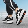 Adult low-top roller skates four-wheel balance toy shoes teenagers birthday gift parkour sports shoes