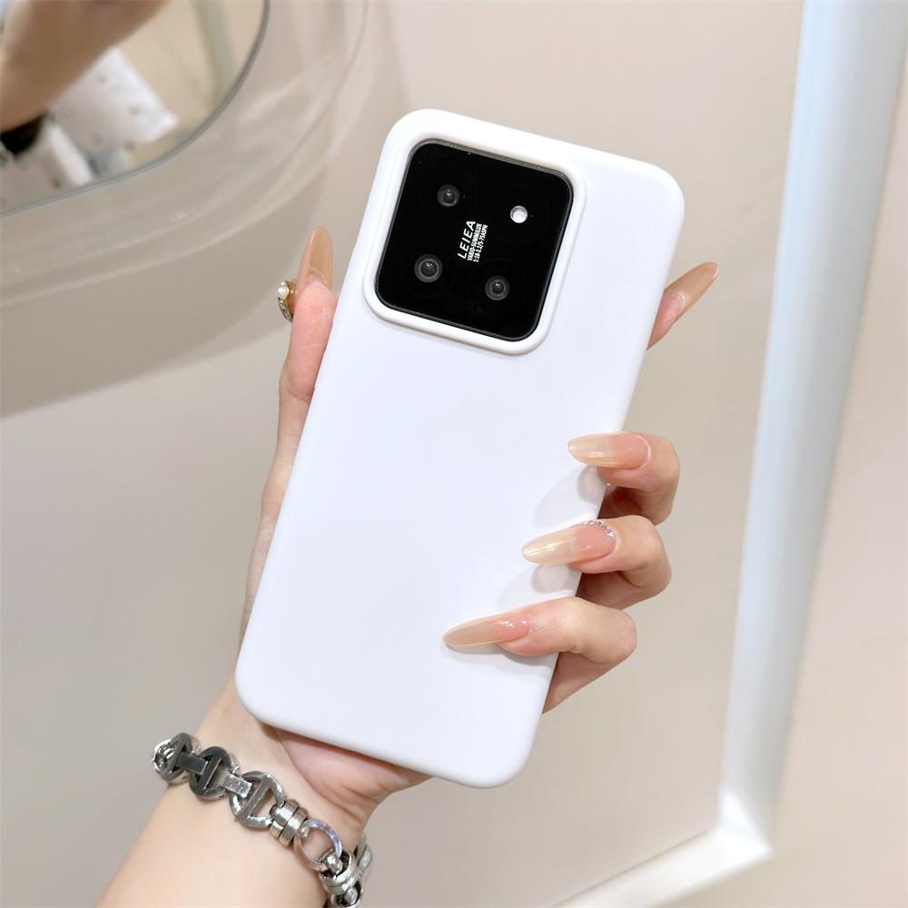 

Original Liquid Silicone Protective Candy Bumper Phone Case For Xiaomi 14 13 Pro 14Pro Ultra Matte Skin Soft Back Cover Funda for Xiaomi 13 5G