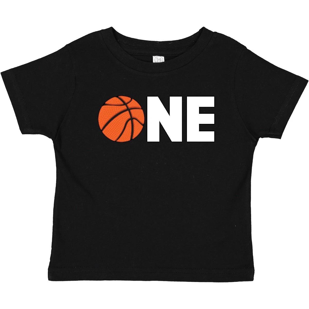 Inktastic One- Basketball First Birthday Baby T-Shirt Birthdays 1st Team Sport 140