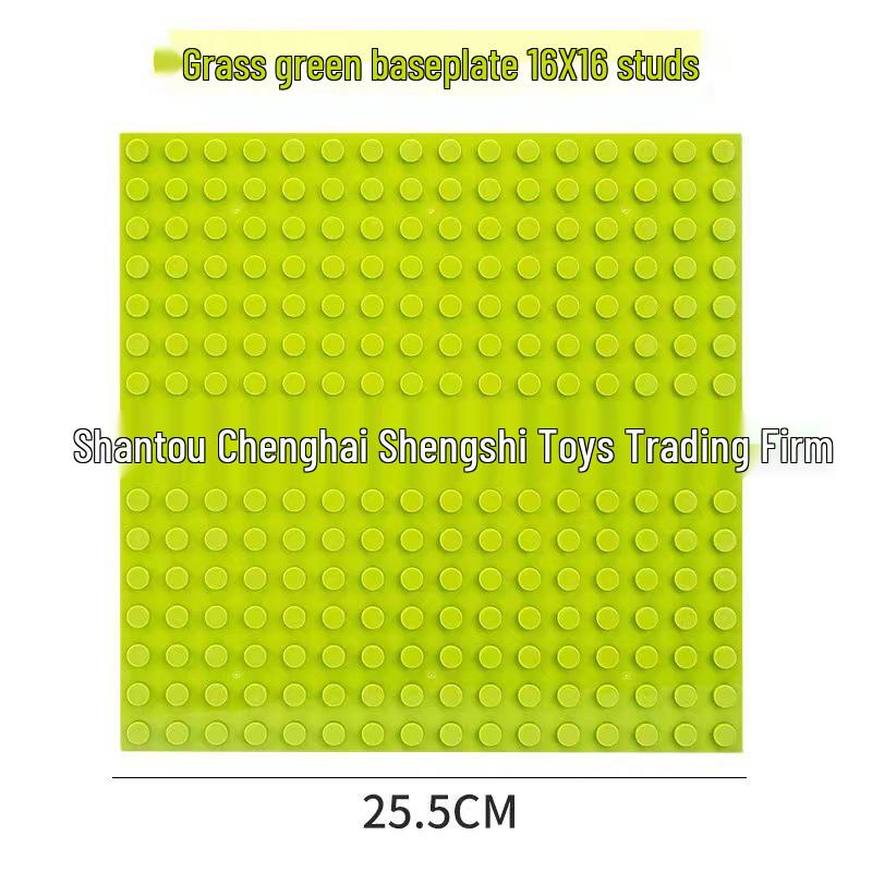 Cross-border 16x32 Large Particle Building Block Baseplate with 24x24 Rounded Corner, Right Angle, 38.4x38.4 Wall Baseplate