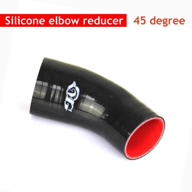 

Силиконовый шланг 45 градусов, колено, редуктор, соединитель для интеркулера, турбины, воздухозаборника, черный, универсальный 45-51mm