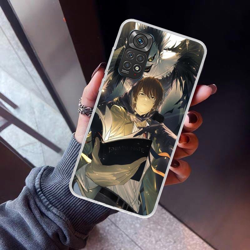 Coque de téléphone N-Note D-Death Yagami Light Pour Xiaomi Redmi Note 10 11 12 13 14 15 Pro Plus 11S 12S 14S 11T 11E 10S Dos Souple en TPU