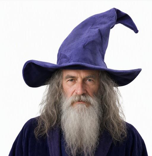 Halloween Gray Wizard Wig Beard Clothes Set Hobbit Gandalf Clothes Hat