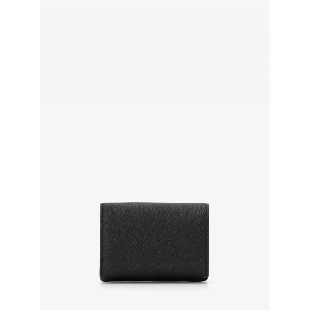 Michael Kors Greenwich Flap Trifold Extra Small 35f5ggrd0l1 Black