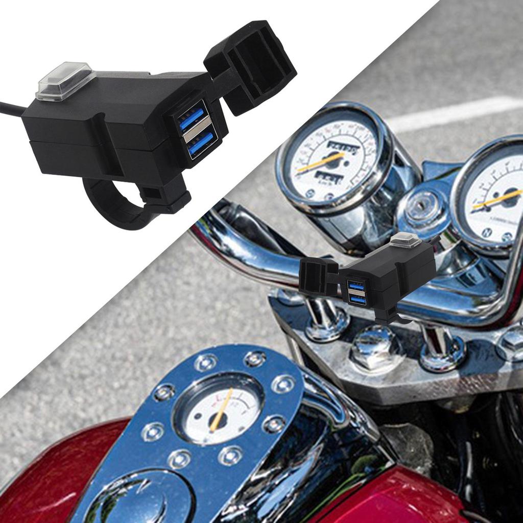 Motorcycle USB Charger Portable for Electric Vehicle Motorbike Smartphone