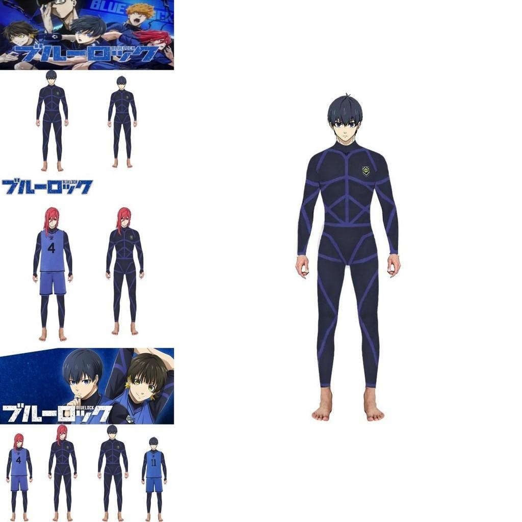 Stylish Isagi Yoichi Training Uniform Blue Lock Jumpsuit Costume For Cospaly
