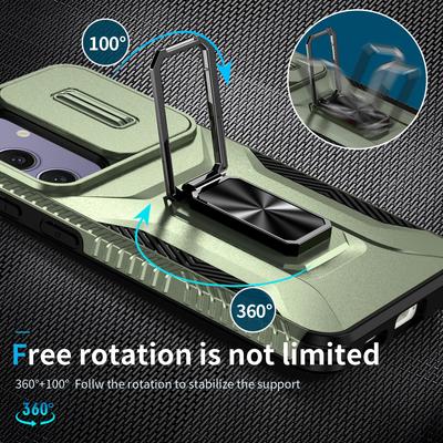 Για Samsung Galaxy S24 FE Θήκη Camshield Με Σταντ TPU+PC Αντιολισθητική Κάλυψη Τηλεφώνου