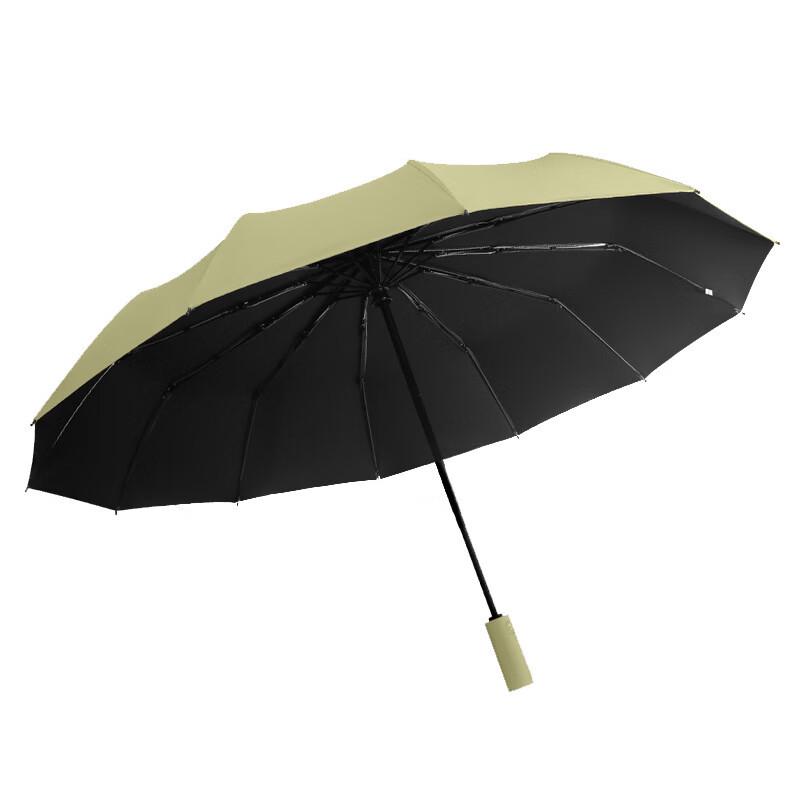 Automatic 12-Rib Windproof UV Protection Umbrella