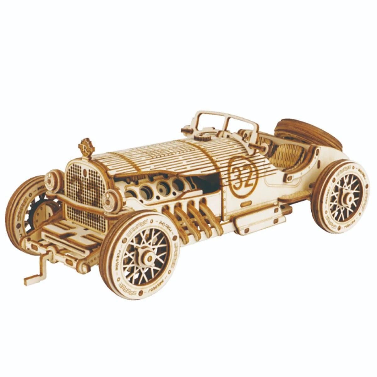 

3D Car Wooden Puzzle, Scale Model,DIY Model Kit, Handcraft Gift,Home Decoration,Mechanical Model Kit, Building Toy,Birthday/Chri