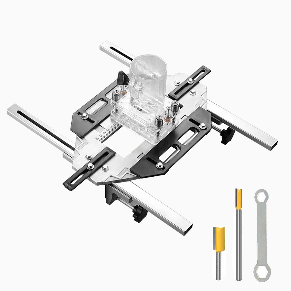 

Шаблон дверной петли Направляющая для сверления отверстий Джиг Деревообработка Открывалка для отверстий Позиционирующий паз Локатор Дверь Шкаф Дверная коробка Фрезер Установка петли