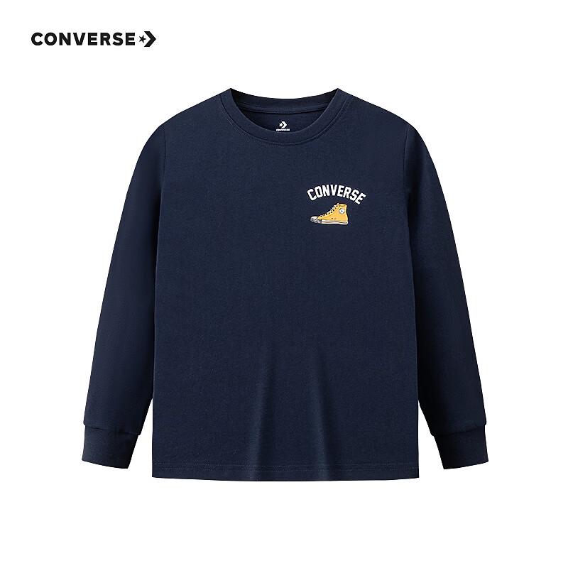 Converse Youth Canvas Shoe Graphic Long Sleeve T-Shirt