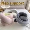 Slow Rebound Adjustable Nap Pillow U-shaped Long Strip Style Memory Pillow  Travel Use