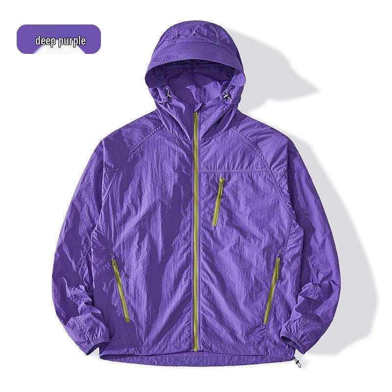 7A Unisex Lightweight Anti-UV Summer Sun Protection Jacket - Breathable, Antibacterial, Ideal for Outdoor Activities and Fishing.