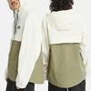 Timberland Color Block Casual Water-Resistant Hooded Jacket Unisex Jackets Vintage-White Gray-Green A6PYW-DL7