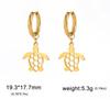 Cazador Turtle Earrings for Women Stainless Steel Jewelry Animal Drop Earrings Birthday Gift 2026 Trending Wholesale New