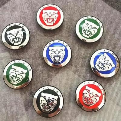 New 4Pcs Car Emblem Wheel Center Hub Cap Accessories Jaguar X S F XF XE XJ XK XEL XFL XJL XJ6 XJS XKR XFR F-Type F-Pace E-Pace