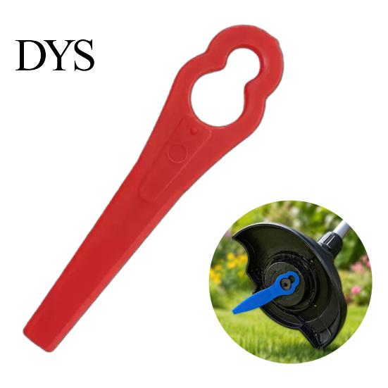 Heavy Duty Trimmer Cutter 100 Pcs Replacement Blades for Ferrex Grass Trimmer, Cordless Parts Lawn Care Blades, Plastic Garden Weed Trimming