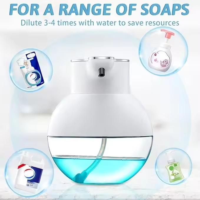Household Auto Sensor Hand Soap Dispenser USB Charging Touchless Kitchen Soap Dispenser Smart Infrared Sensing Soap Dispensers